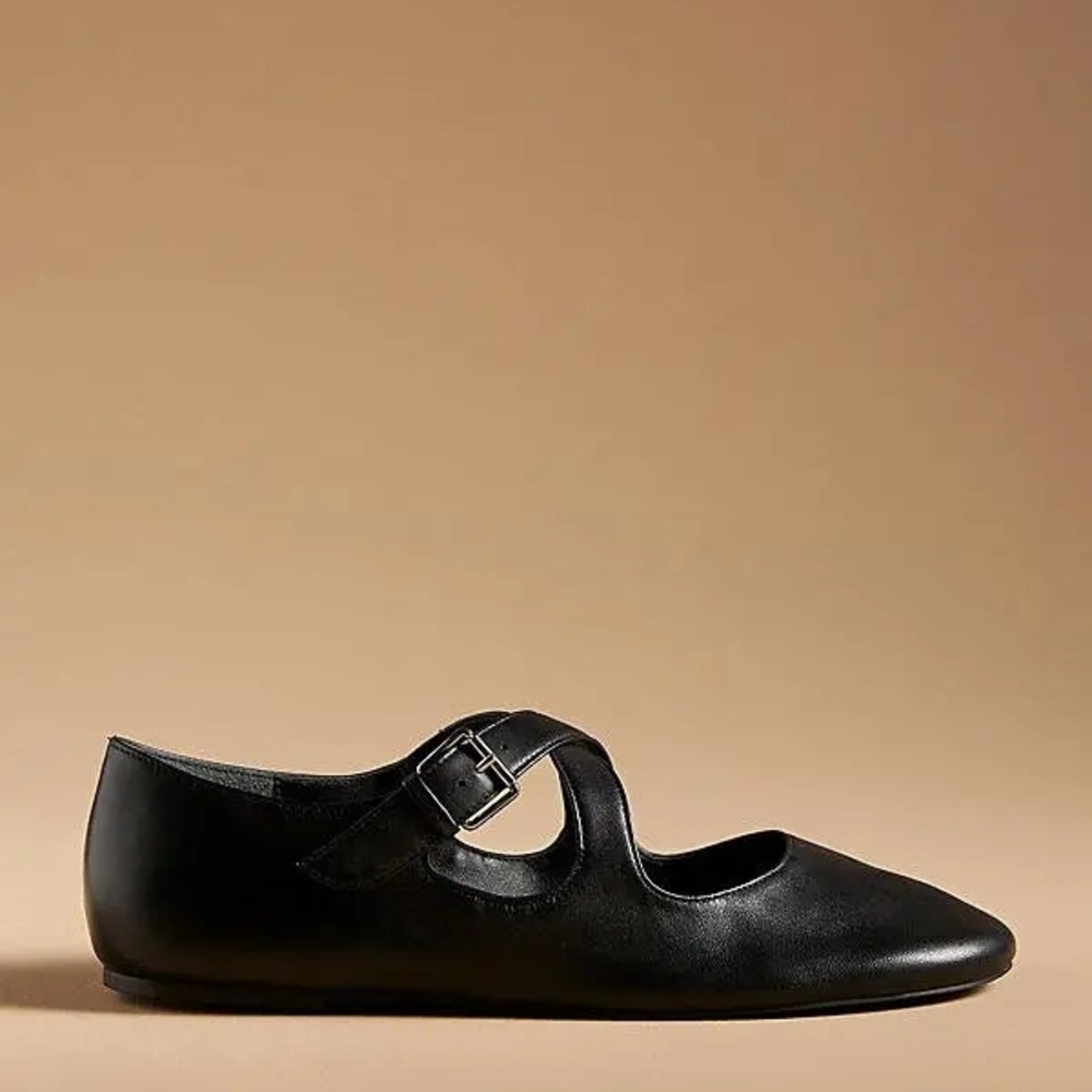 Maeve Crisscross Mary Jane Flats Size 8